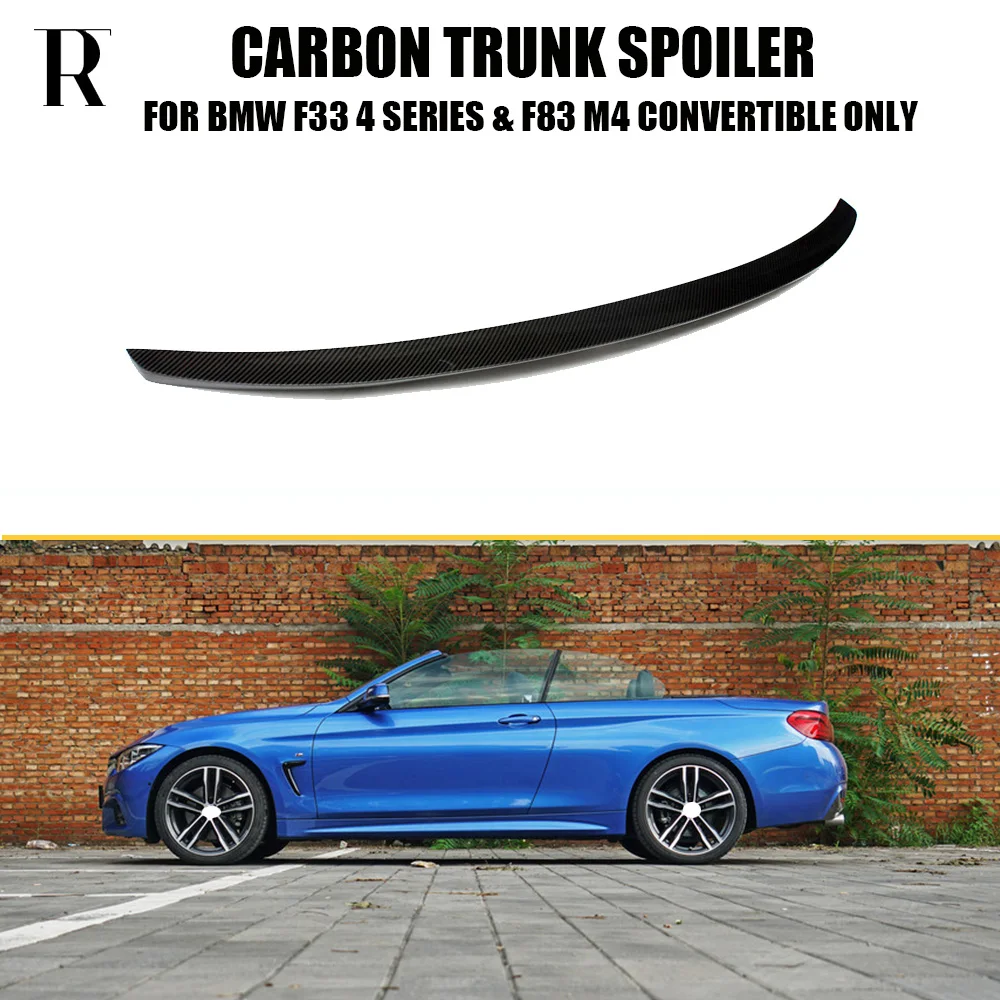 F33 M Performance Style Carbon Fiber Rear Wing Spoiler for BMW F33