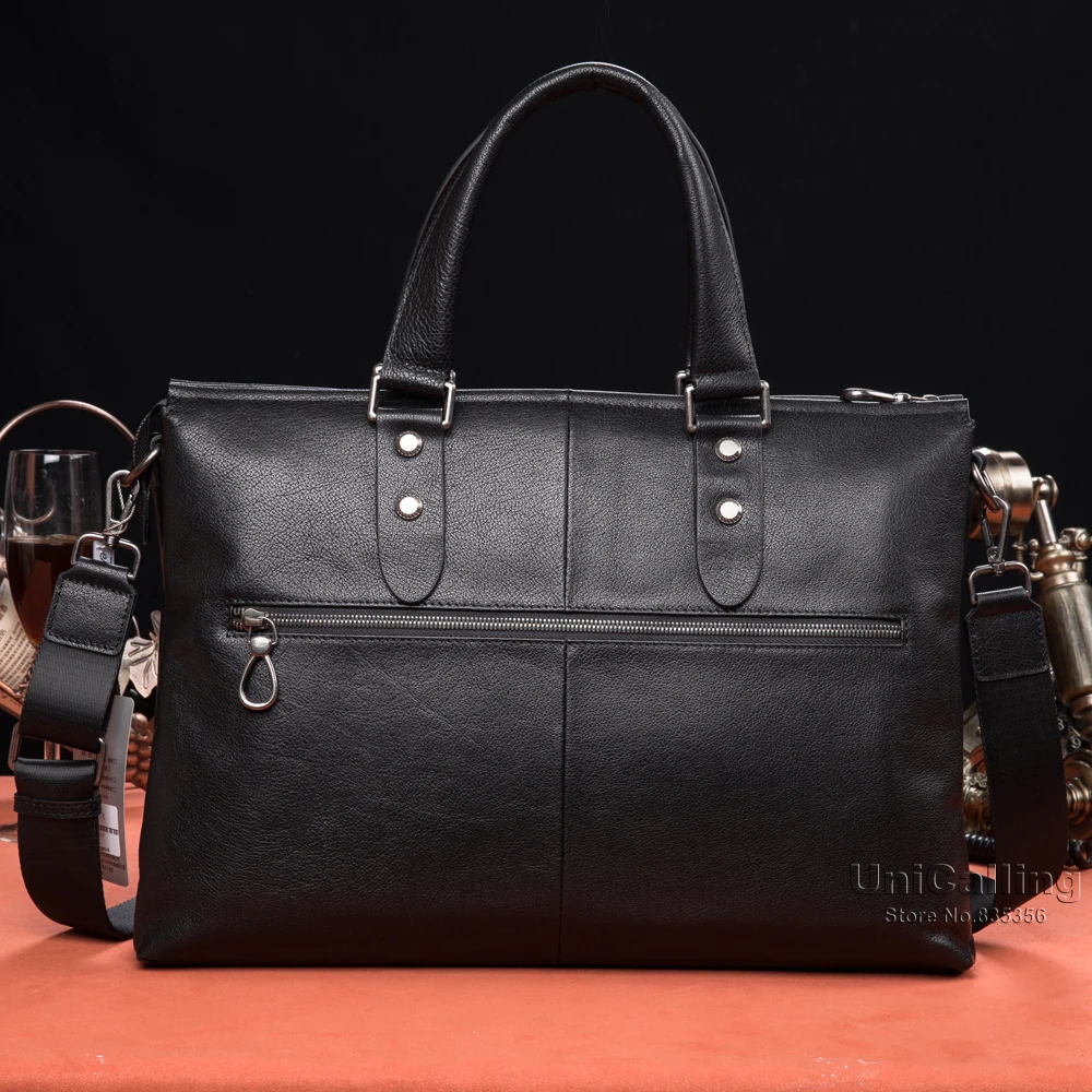 Мужская мода дизайн Легкая кожаная сумка портфель корейский стиль Мужская сумка из натуральной кожи двухслойный космический дизайн