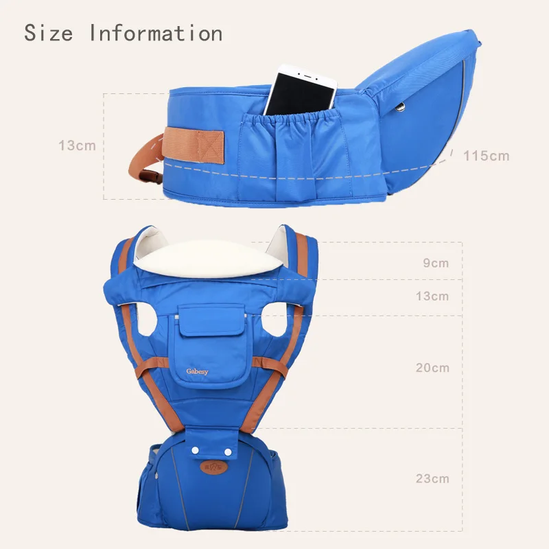 Baby Carrier 3 In 1 For 0-36M Newborn Infant Hipseats Baby Sling Backpack Loading Bear To 20kg Ergonomic Baby Carriers Hip Seat (9)