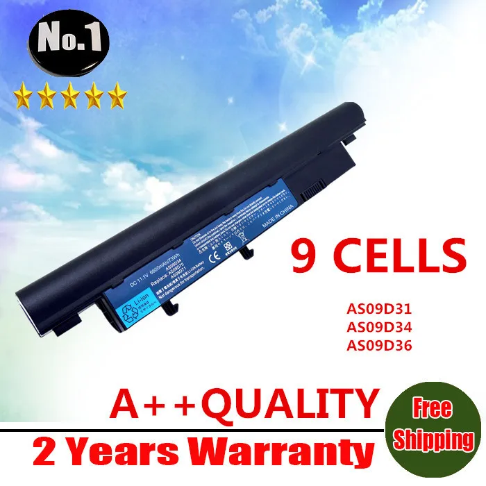 Prix pour En gros Nouveau 9 cellules batterie d'ordinateur portable pour ACER 3810 T 4810 T 5810 T AS09D31 AS09D34 AS09F34 AS3810T AS4810TG AS09D70 livraison gratuite Prix pour En gros Nouveau 9 cellules batterie d'ordinateur portable pour ACER 3810 T 4810 T 5810 T AS09D31 AS09D34 AS09F34 AS3810T AS4810TG AS09D70 livraison gratuite