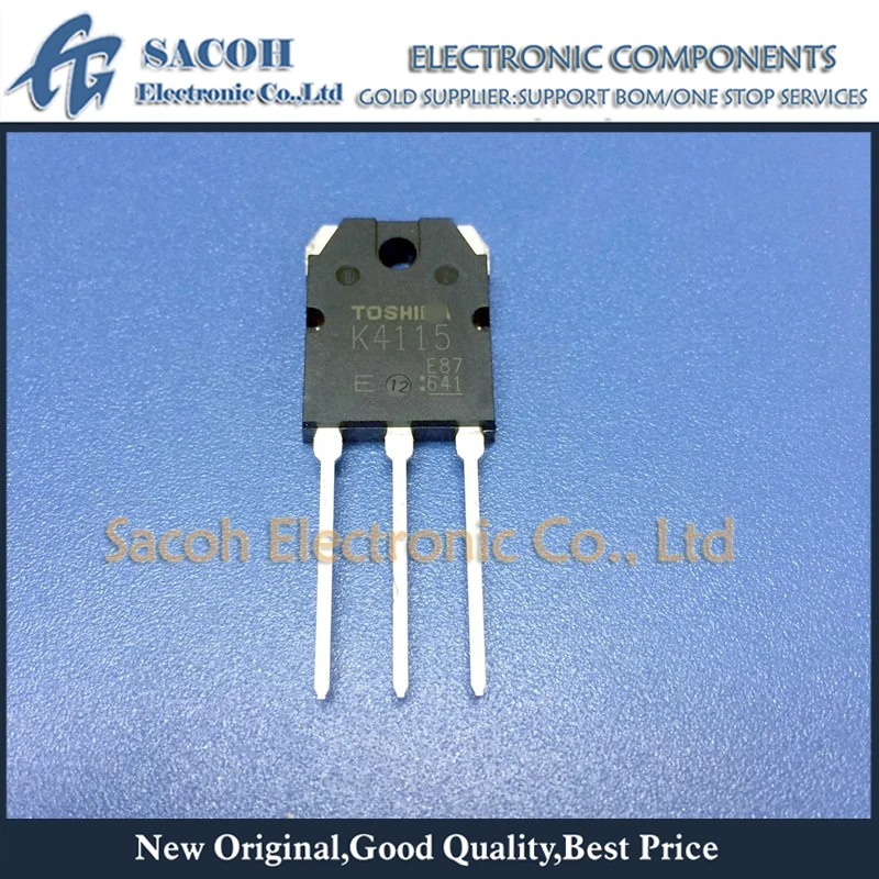 

Free Shipping 10Pcs 2SK4115 K4115 TO-3P 7A 900V N-channel MOSFET