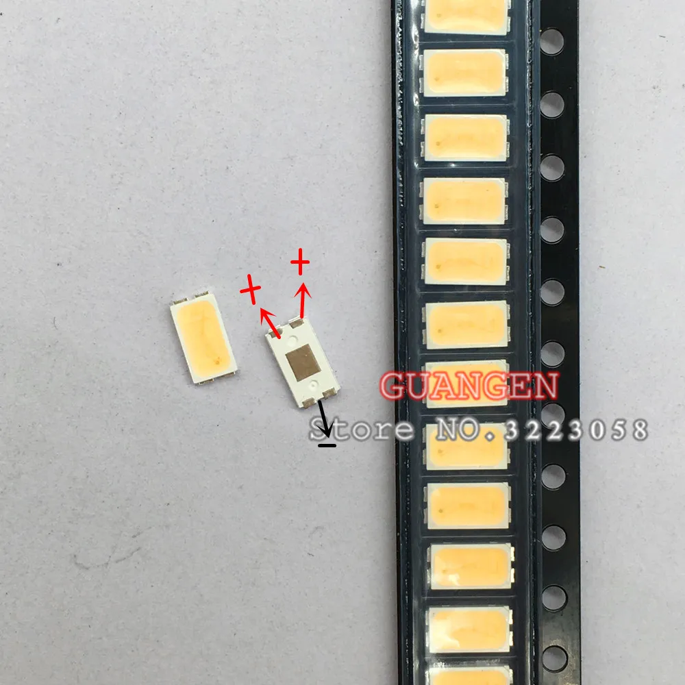 

150pcs High Power 5630 SMD LED PLCC-4 Television Backlit Super Bright Diode SMD 5630 LCD 0.5W 3V Cool White TV Backlight NEW