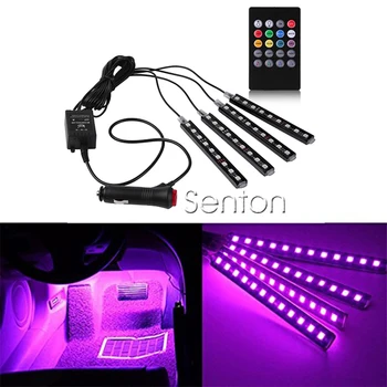 

1Set Interior Car LED Neon Lamp For Ford Focus 3 2 Audi A6 C5 BMW E60 E90 Toyota Corolla Citroen C4 Nissan Qashqai Accessories
