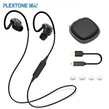 Plextone BX240 Беспроводные спортивные наушники Bluetooth гарнитура водонепроницаемые стерео наушники Bluetooth наушники с микрофоном для телефона