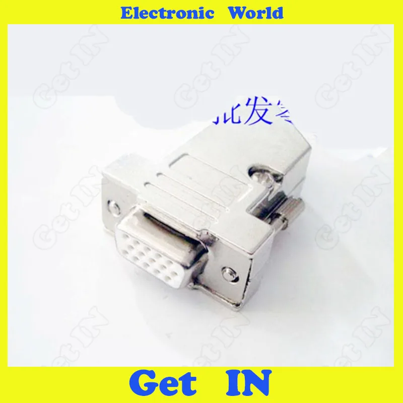 20 шт. 3U позолоченный Разъем DB15 Женский VGA металлический гнездо 45 градусов 3