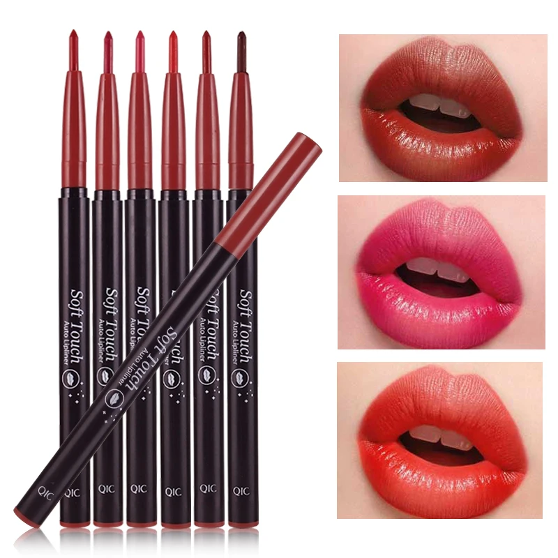 

QIC Brand Cheap Makeup Matte Lip Liner Pencil Easy to Wear Long Lasting Matte Waterproof Lips Pencil Makeup Kit