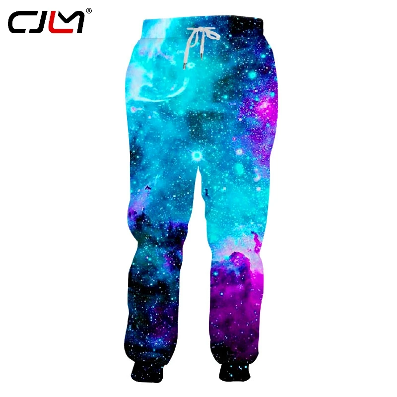 

CJLM Casual Pants Man Fashion Starry sky 3D Trousers Printing Starry sky Streetwear Large Size Habiliment For Men Trousers