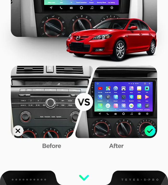 Discount TEYES SPRO Car Radio Multimedia no 2 din android Video Player Navigation GPS For Mazda 3 BK 2003-2009 6
