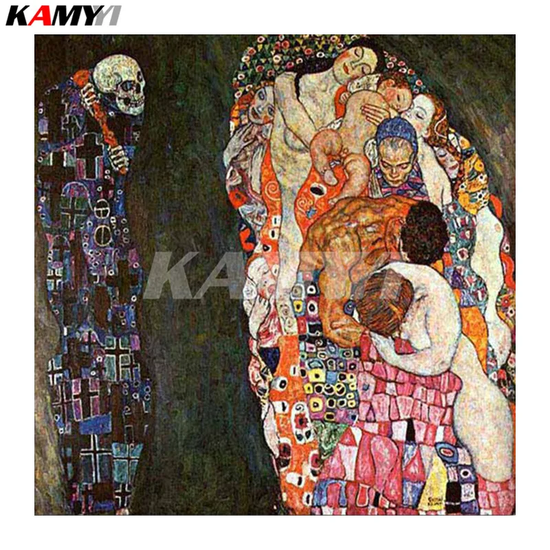 

Huge Gustav KLIMT Diy Diamond Painting Crafts 5D Diamond Embroidery Needlework Resinstone full Square Mosaic painting home De DD