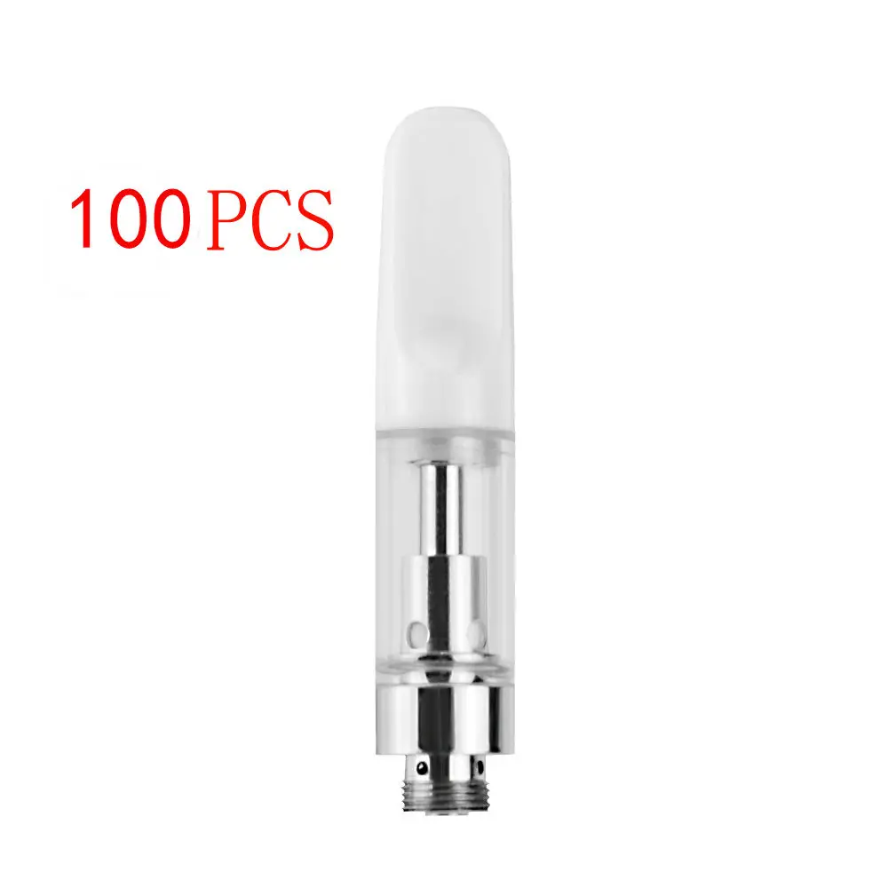 Longmada 100 шт./упак. 0 5 мл картридж CBD Tank Vape Vaporizer Eliquid 510 керамический клиромайзер для