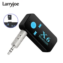 Larryjoe Bluetooth приемник USB вспомогательный аудиоресивер адаптер 3,5 мм разъем 4,1 Bluetooth адаптер Поддержка tf-карты A2DP музыкальный приемник