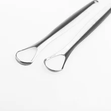 Нержавеющая сталь скребок для языка свежее дыхание металлический очиститель языка гигиена полости рта для ухода за полостью рта свежее дыхание удалить покрытие