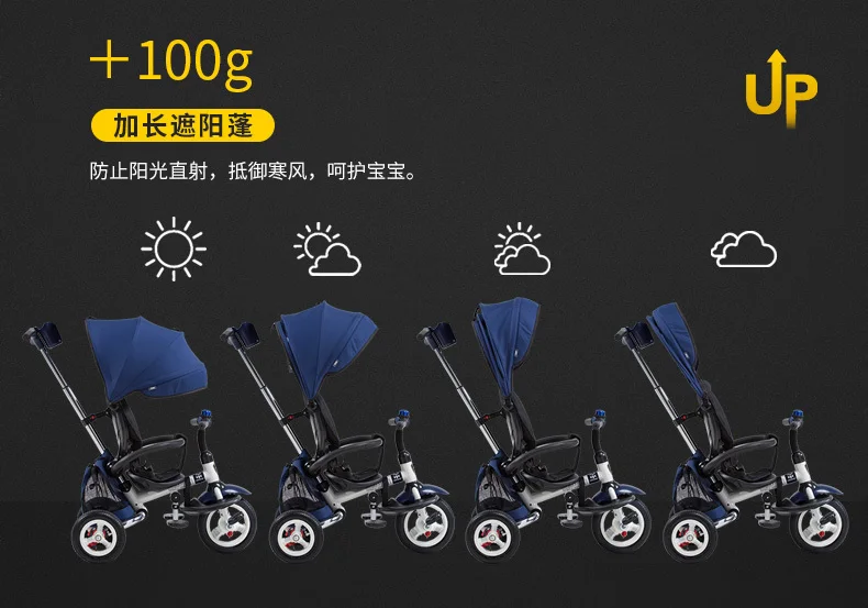 Excellent New Brand Child Tricycle High Quality Swivel Seat Child Folding Trolley Bicycle Baby Buggy Stroller Bmx Baby Car Bike 12 Excellent New Brand Child Tricycle High Quality Swivel Seat Child Folding Trolley Bicycle Baby Buggy Stroller Bmx Baby Car Bike 12