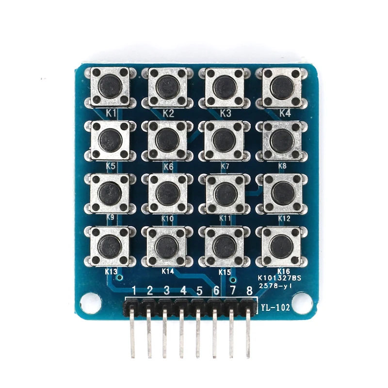 1pc 4x4 Keypad MCU Accessory Board Matrix Keyboard 16 Key Buttons For Arduino (3)