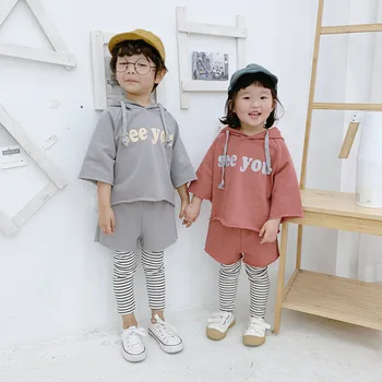 

Children's Clothing Sets Baby Tracksuit 2019 Spring New Baby Boys and Girls Casual Sweatshirt+pants 2pcs Suit Kids Pullovers Top