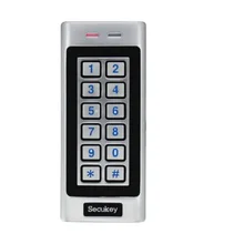 K4 Простая клавиатура Secukey простая программа 12 клавиш не водонепроницаемый металлический корпус клавиатура с задней подсветкой 125 кГц EM карта