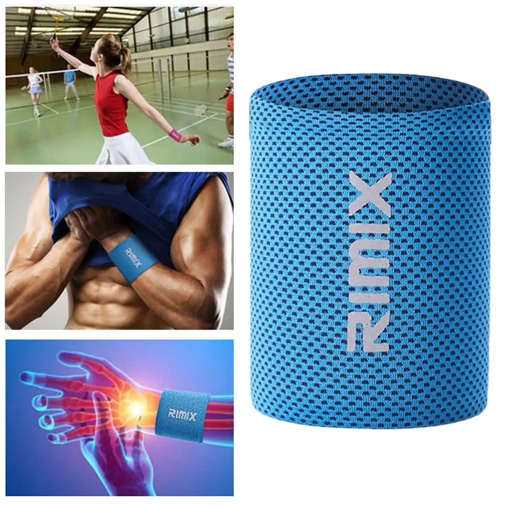 

Sport Wristbands Sweatband Wrist Band Support Brace Wraps Guards For Gym Volleyball Basketball