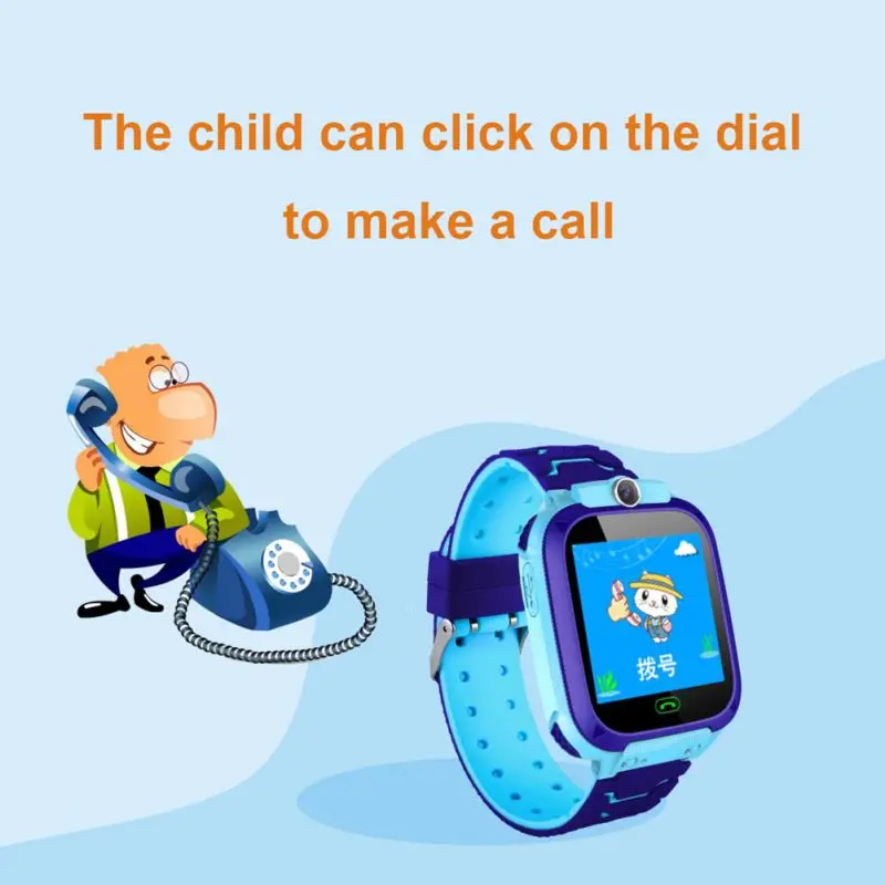 Детские Смарт водонепроницаемые часы Анти-потери детские часы LBS позиционирование sos помощь для детей безопасность защиты