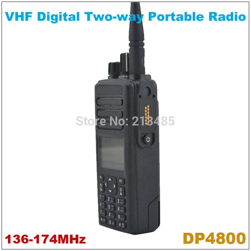 Оптовая продажа Оригинальный Новый DP4800 VHF 136-174 MHz цифровой портативный двухсторонний радио цифровая рация ПМР