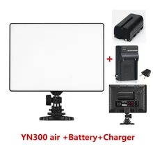 YONGNUO YN300 air YN-300 air yn 300 AIR Pro LED Lumière de la caméra Vidéo Pour Canon Nikon + NP-F550 BATTERIE + chargeur