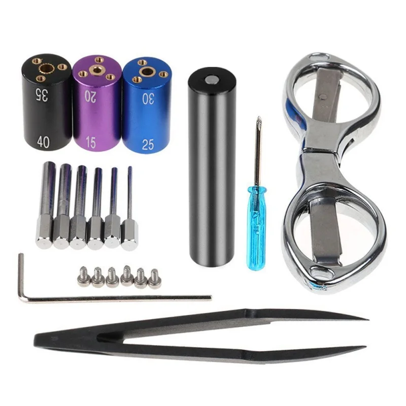 

6 Size in 1 Coil Jig Coiler Heating Wire Wick DIY RDA RBA Wire Winding Master Tool New Magic Stick CW DIY Coil Jig Coiling Kit