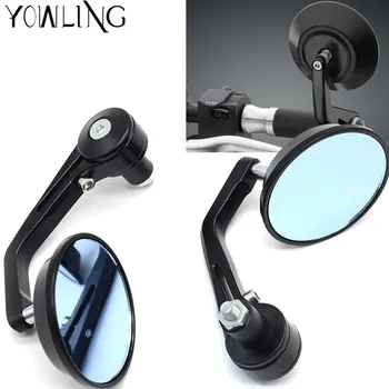 

For Handlebar grips Rearview Side Mirror Motorcycle Mirror For Yamaha MT09 MT07 MT 09 07 XJ6 FJR XJR 1300 Racer fazer XT 600 TDM