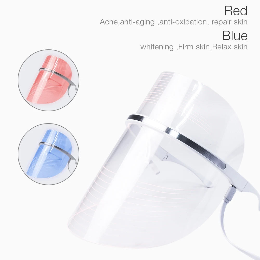 

Led Facial Mask Therapy Facial Rejuvenation Wrinkle Removal Machine USB Rechargeable Skin Lifting Whitening Skin Care Tool