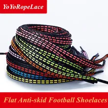 Новая горячая Распродажа плоские шнурки обуви анти-скольжения шнурки спортивные шнурки Обувь для футбола шнурки для продажи