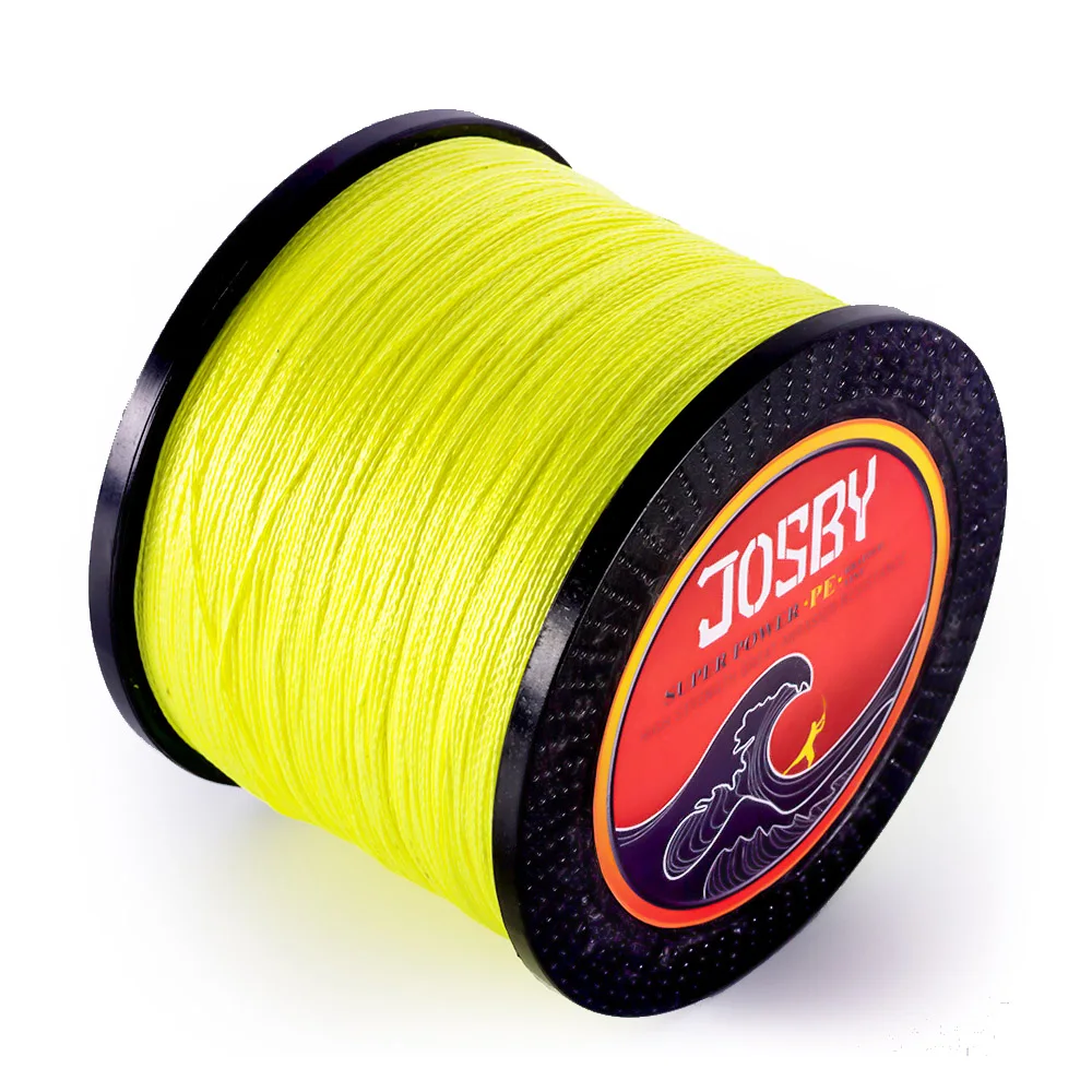 JOSBY 1000 M PE 4 مزين خيط صنارة الصيد 10LB-85LB المياه المالحة الصيد اليابانية البحر خيط صنارة الصيد خط 4 ستراند الكارب الصيد الحبل