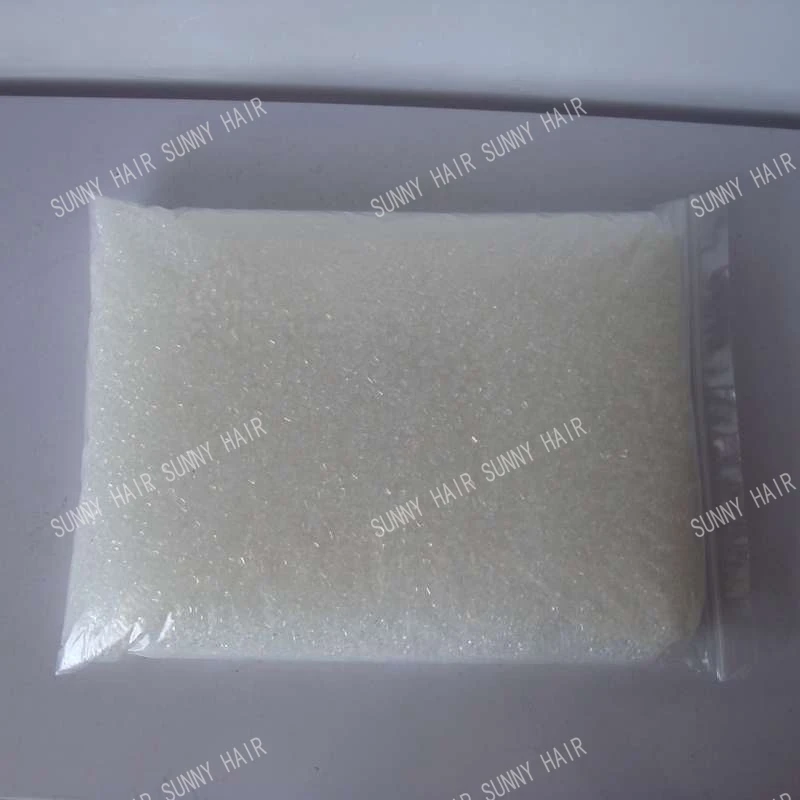 high quality Italy keratin glue 400gram per bag white color of keratin human hair extension