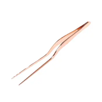 

14cm Stainless Steel Bending Gun Shape Tweezers Professional Ear Cleaner Care Ear-Pick Tool With Anti-Slip