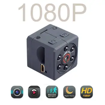

Sports Mini Camera HD 1080P Infrared Night Vision Mini Camcorder Portable Hand-held DV Built-in 180MAH Battary Cameras
