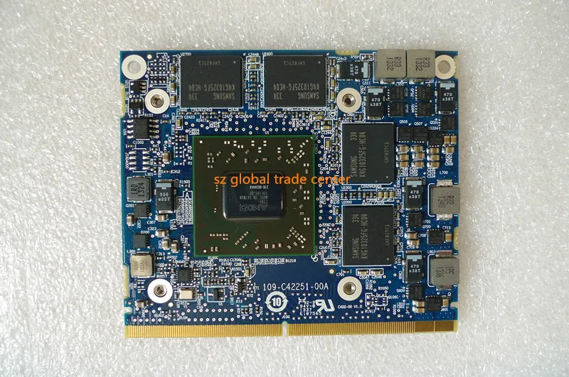 M4000 GDDR5 216-0834044 1GB MXM 3.0A PR80C laptop video card graphic card 109-C42251-00A For dell