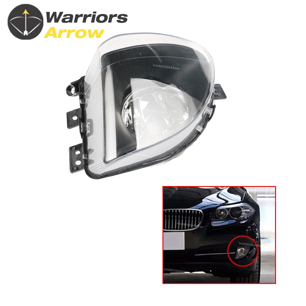 

63177216885 For BMW F10 F11 F18 528i 530i 535i 550i 2010 2011 2012 2013 Front Fog Light Foglight Lamp Housing Left No Bulb