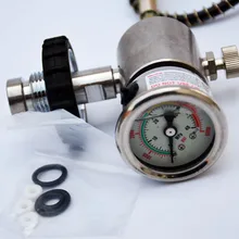 Pcp Цилиндрический разъем 304 из нержавеющей стали клапан, углеродное волокно Цилиндрический разъем PCP заправка станции