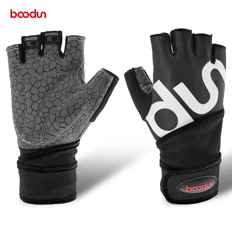 2017 Brand New Men Women Half Finger Gym Fitness Gloves Body Building Fingerless Bracers font b