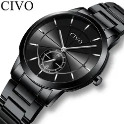 Montre homme 2019 CIVO мужские водонепроницаемые часы лучший бренд Роскошные Кварцевые часы мужские модные спортивные часы с циферблатом relogio masculino