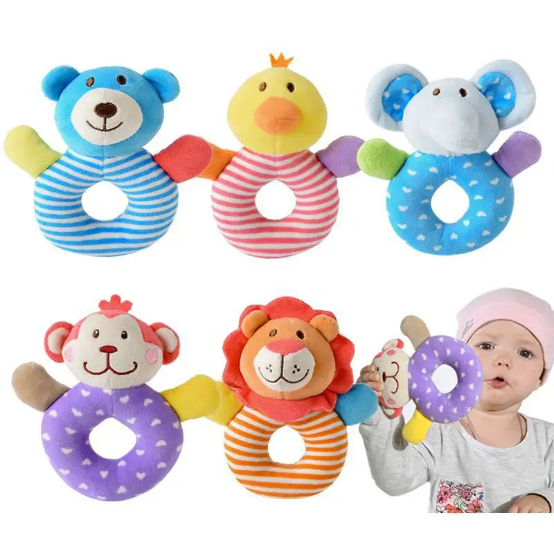 Shujin Hot Sale Baby Rattles Mobiles BB Sticks Soft Cow Bed Hanging Hand Catches Animal Toy Kids | Игрушки и хобби