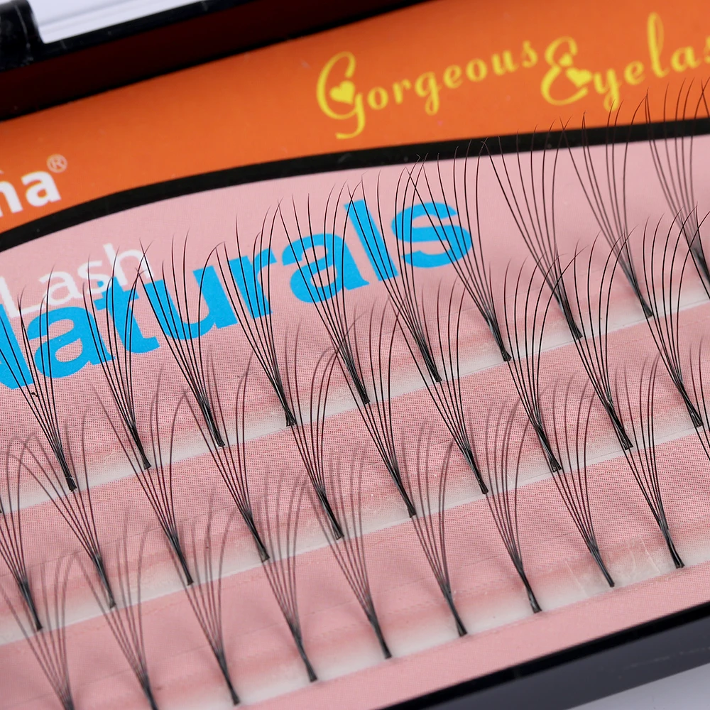 

60pcs/set 6D Premade Volume Fan Lashes Russia Semi Permanent Eyelash Extension 8~14mm LengthMink Knot-free Natural Long 8~14mm