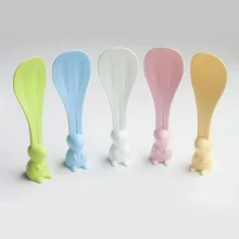 1 шт антипригарный ложка для риса в форме белки ложка для риса еды ковш, весло мультяшный в виде животных ложки для риса Кухня инструменты