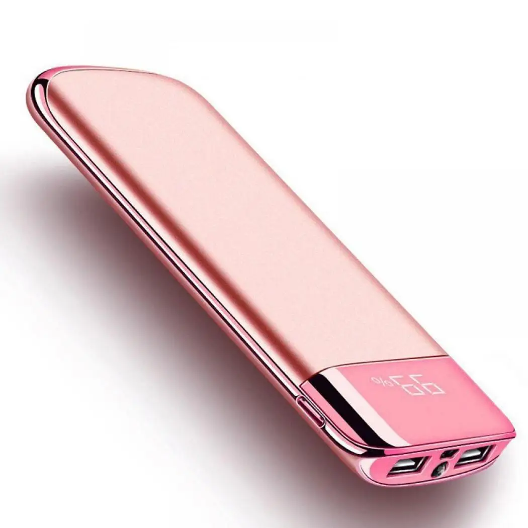8000 mah внешний аккумулятор повербанк банк силы 2 USB светодиодный Банк портативное