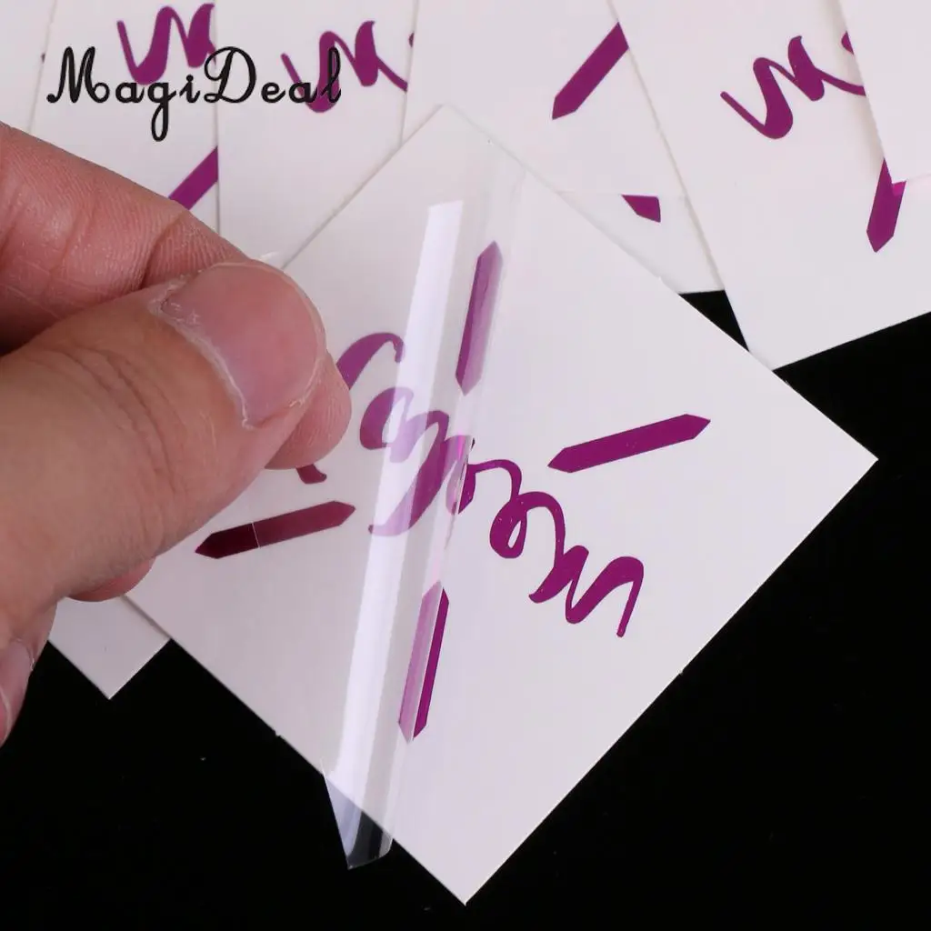MagiDeal 10Pcs/Lot Purple Team Bride Tribe Temporary Tattoos Wedding Sticker Hens Night Party Decoration Hands Sticker