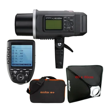 

Godox 2.4G AD600BM Mount Manual Camera Flash 60*60 Softbox CB-09 Carry Case Xpro-C/F/N/O/P/S For Sony Pentax Fuji Nikon Canon