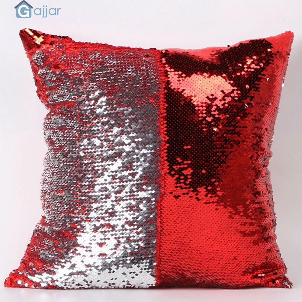 GAJJAR Christmas Festival Double Color Case Geometric Striped Print Flower Pillowcase For Home 18OCT9