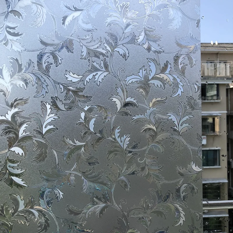 Window Cover Glass Films Home Decorative No-Glue 3D Static Decorative Window film Glass Stickers