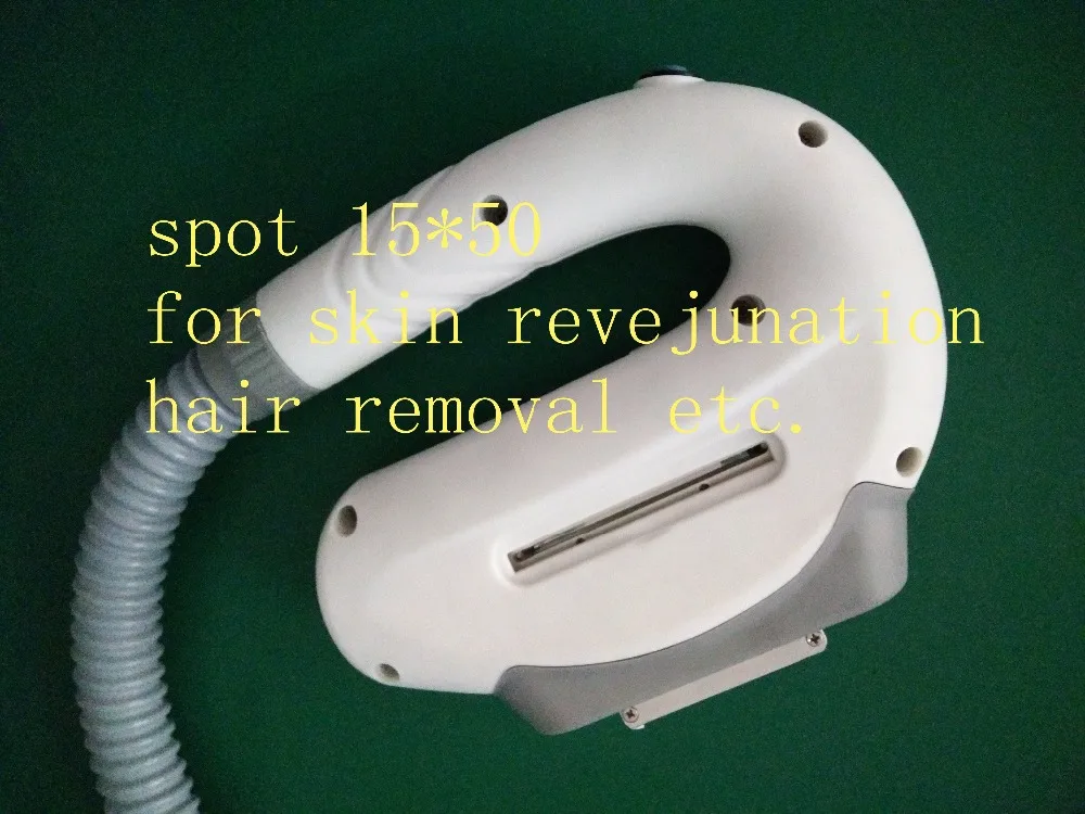 IPL handle with different spot size for hair removal and skin rejuvenation Real Sapphire