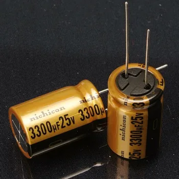

1pcs/2pcs Original Japanese nichicon 25V3300UF FW 3300uf25v audio capacitor (nichicon 25v 3300uF 16mm*25mm)
