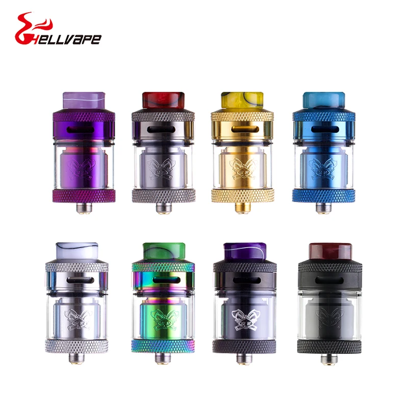 New Hellvape Dead Rabbit RTA 25mm 2ML/4.5ML rta Atomizer with Bubble tank Single/Dual Coil Rebuild Vape Tank vs zeus rta