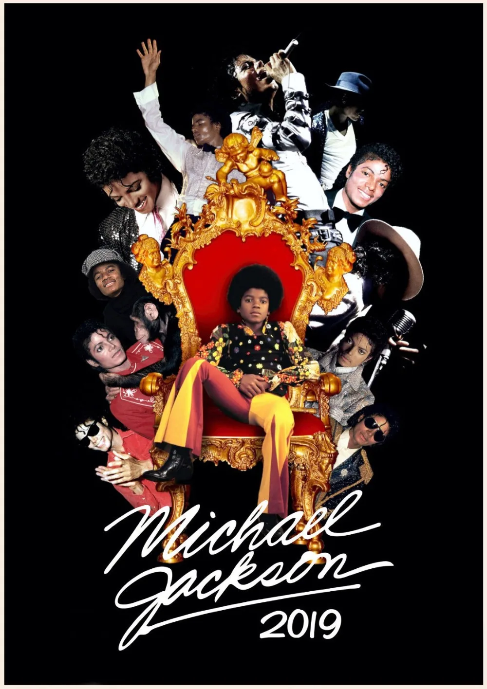 

Michael Jackson Vintage Music SILK POSTER Wall painting 24x36inch
