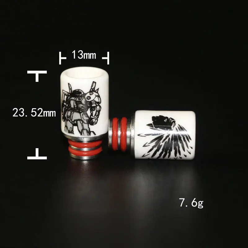Free shipping Ceramic & stainless steel drip tip 510 mouthpiece fit for ijust 2/ego one Mega VT/Melo 2 etc... e cigarette|510 mouthpiece|drip 510drip